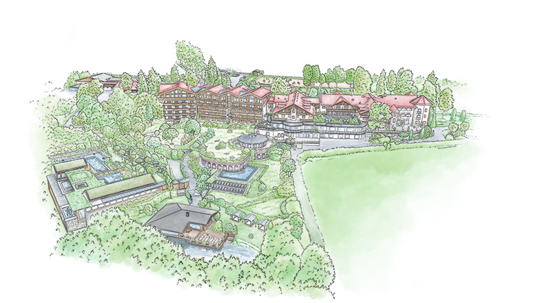 Bayerwaldhof Liebenstein Illustration